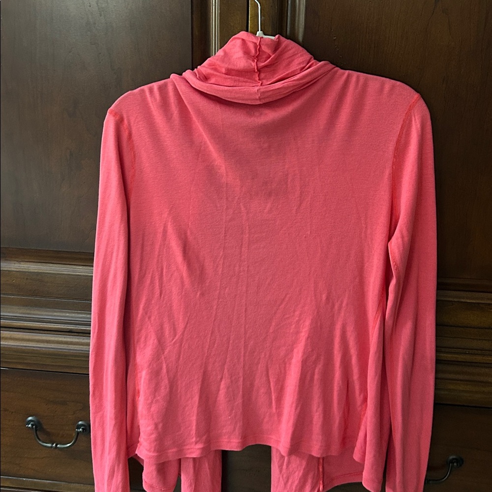 Three Dots Nordstrom Women's Soft Open Front Lightweight Long Sleeve Cardigan - Picture 3 of 5